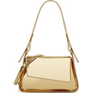 Women's Silver Evening Hobo Tote Handbag Satchel Clutch Crossbody Bags